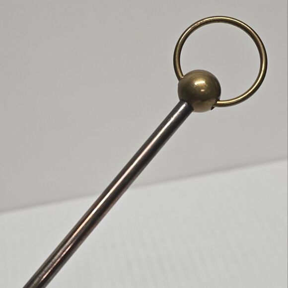 Vintage Angel Candle Snuffer Brass Iron Two Tone Metal - Picture 8 of 9